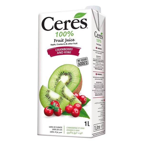 CERES CRANBERY/KIWI JUICE 1L 1*12 Piece(s)