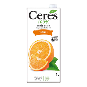 CERES ORANGE 100% JUICE 1L 1*12 Piece(s)