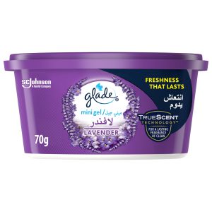 Glade Mini Gel Air Fresh Lavender 12X70G ZA 1*3 Piece(s)
