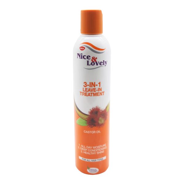 NICE & LOVELY CASTOR OIL  LEAVE IN TREATMENT 250ML 1*6 Piece(s)
