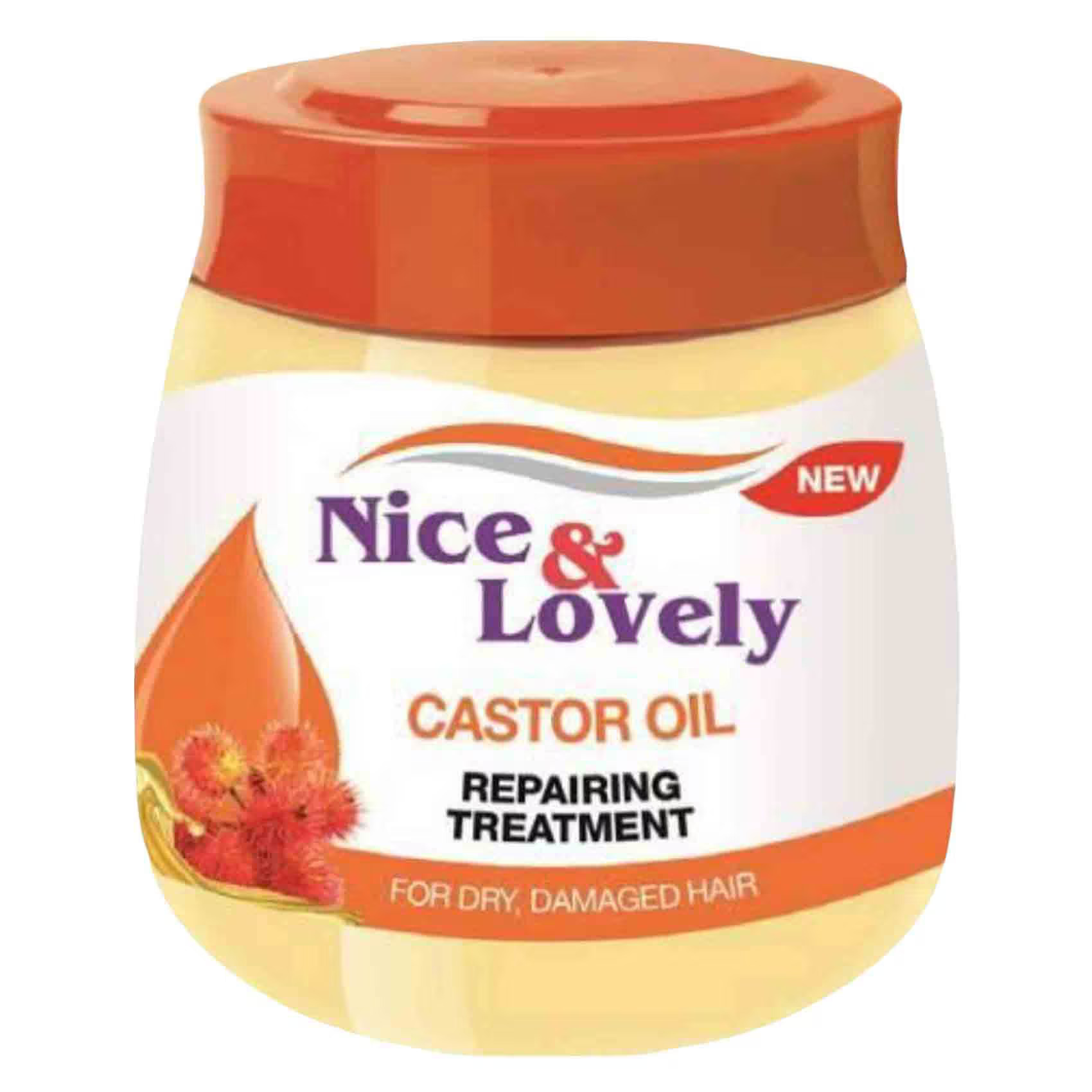 NICE & LOVELY CASTOR OIL RINSE OFF TREATMENT 140ML 1*6 Piece(s)