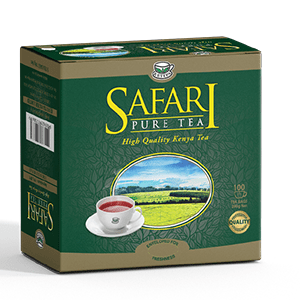 SAFARI PURE TEA BAGS        ECONOMY - TAGGED 10X100X2G