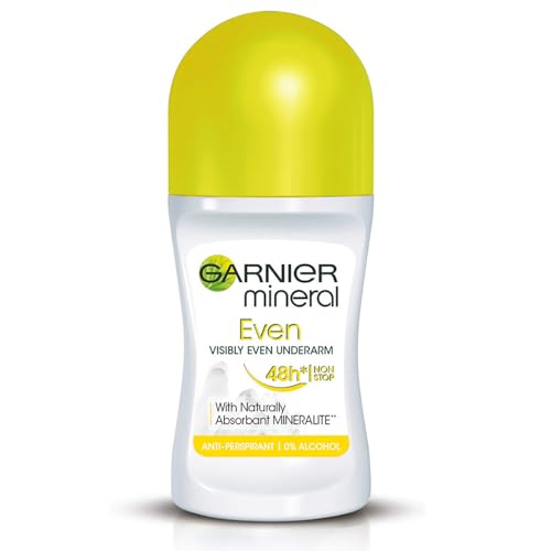 GARNIER ROLL-ON MINERAL WOMEN EVEN EXTRA 50 ML (Pack of 3)
