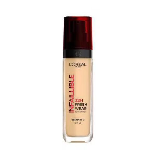 Infaillible 32H Fresh Wear Foundation 125 Natural Beige (Pack of 3)