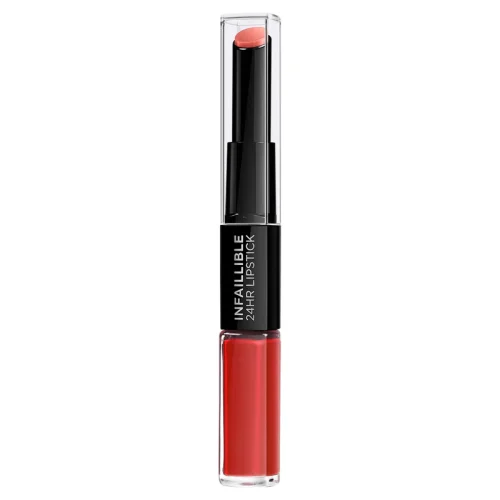 Infallible 2 Step Lip Colour - 506 Red Infallible (Pack of 3)
