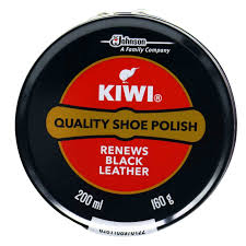 KIWI Black Paste Polish 200ML/48 KE (Pack of 12)