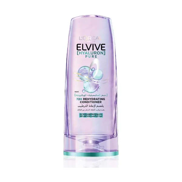 L'oreal Paris Elvive Hyaluro Pure Cond B360ml 002 (Pack of 3)