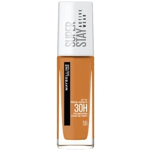 MAYBELLINE SUPERSTAY 30HR FOUNDATION 59 GOLDEN CARAMEL (Pack of 3)