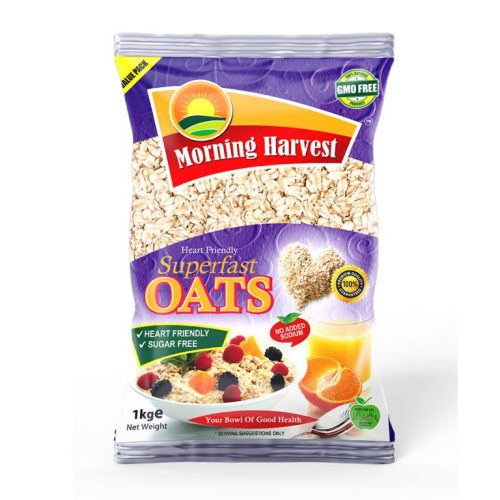 MORNING HARVEST SUPERFAST OATS 1KG (BAG) (Pack of 3)