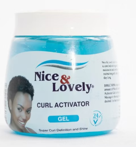 NICE & LOVELY CURL ACTIVATOR GEL 140G (Pack of 6)