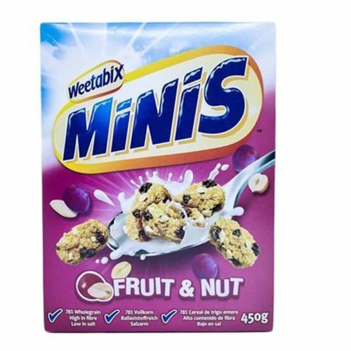 Weetabix Minis - Fruit & Nut (Pack of 12)