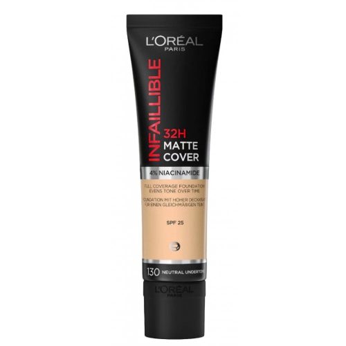 Infaillible 32H Matte Cover Foundation - 130 Neutral Undertone (Pack of 3)